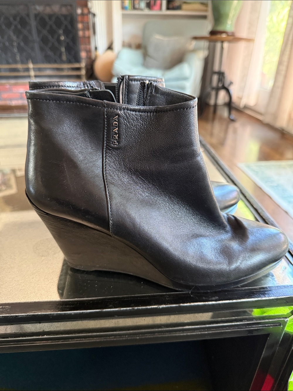 Prada preowned wedges size 38.5